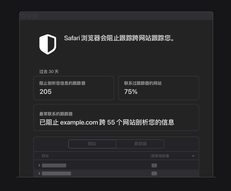 昌宁苹果手机维修分享如何在 Safari 浏览器中查看和打开隐私报告 